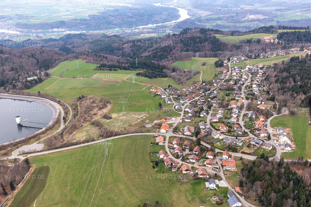 Luftbild: Egg, Eggbergbecken im Ortsteil Egg in Rickenbach im Bundesland Baden-Württemberg in Deutschland. Foto: IMG_120155.jpg vom 17.03.2020 durch Werner Riehm/FLY-FOTO.de