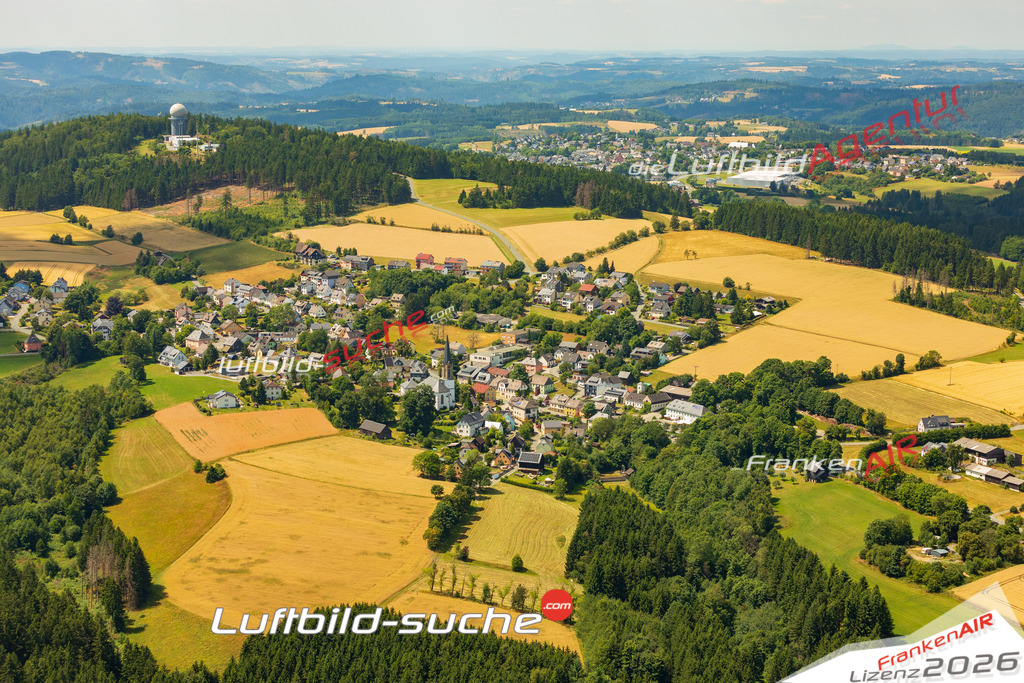 Döbra Schwarzenbach am Wald Bild- Das Luftbild wurde 2025 vom UL-Flugzeug heraus erstellt ( keine Drohne ) - Hochauflösende Luftaufnahme -Nicht vergleichbar mit Google Maps oder Satelittenbilder- Die Geschenkidee !Mit Lizenz und Bildrechte bestellbar
