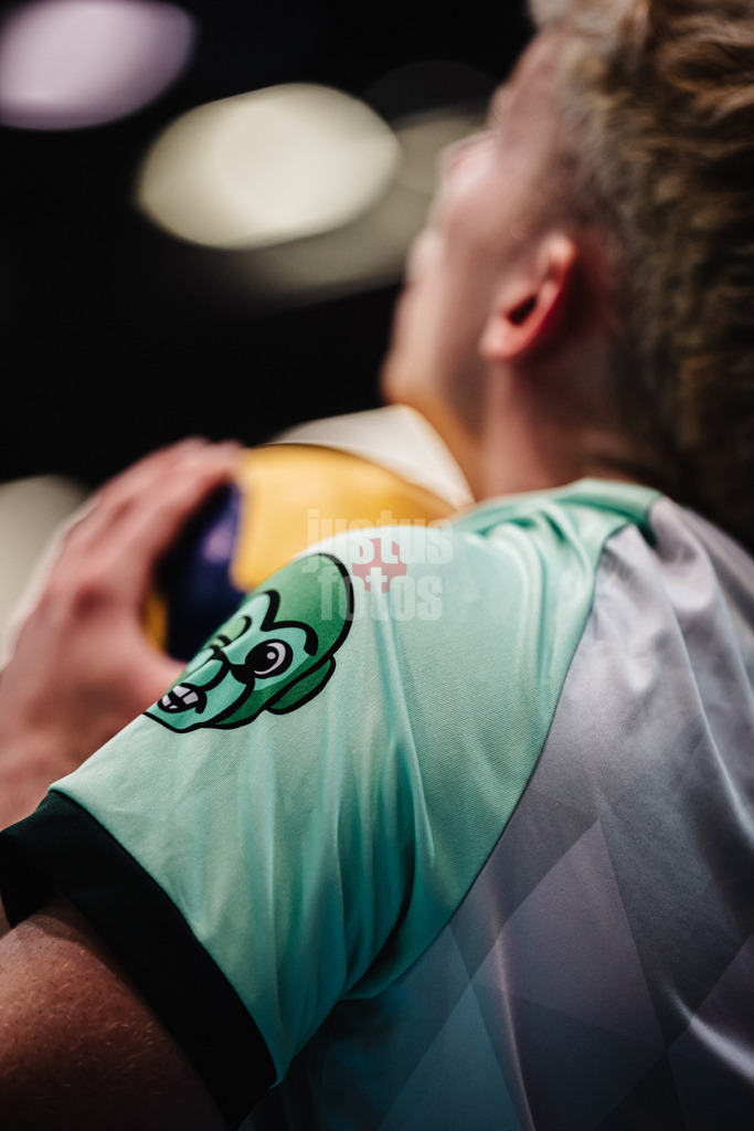 Volleyball | Herren | Saison 2025/2026 | Volleyball Ligacup | FT 1844 Freiburg vs. Helios GRIZZLYS Giesen | 12.10.2024 | Das Logo der sogenannten Affenbande