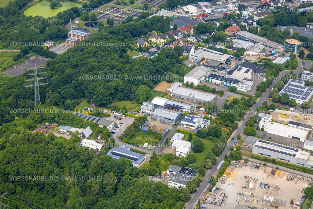 Hattingen250516948 | Luftbild, Gewerbegebiet Beuler Höhe, Rosenthal, Hattingen, Ruhrgebiet, Nordrhein-Westfalen, Deutschland