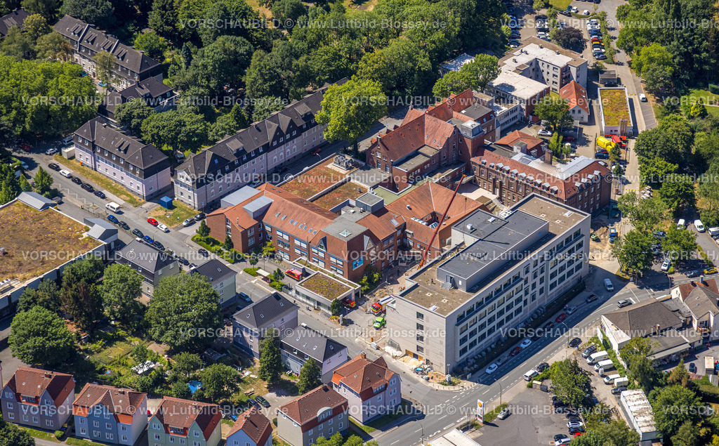 Dortmund220705789 | Luftbild, Katholisches Krankenhaus Dortmund-West mit Krankenhaus-Neubau Kirchlinde, Dortmund, Ruhrgebiet, Nordrhein-Westfalen, Deutschland