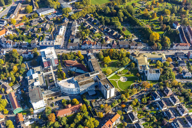Hamm241007133 | Luftbild, Evangelisches Krankenhaus und Johanniter-Kliniken Hamm GmbH Werler Straße, rechts Klinik für Kinder- und Jugendmedizin, Seniorencampus Baustelle mit Neubau an der Werler Straße, Mitte, Hamm, Ruhrgebiet, Nordrhein-Westfalen, Deutschland