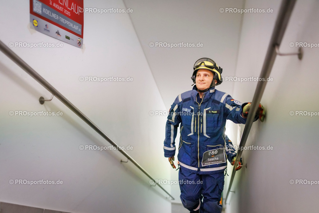 KölnTurm Treppenlauf; Köln, 03.08.2025 | Impressionen vom KölnTurm Treppenlauf am 03.08.2025 in Köln (Nordrhein-Westfalen). 