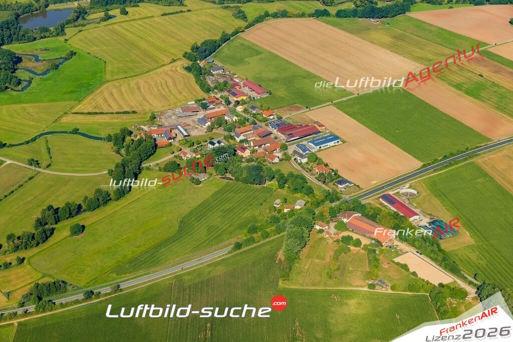 Luftaufnahme von Kümmersbuch Hahnbach Bild- Das Luftbild wurde 2025 vom UL-Flugzeug heraus erstellt ( keine Drohne ) - Hochauflösende Luftaufnahme -Nicht vergleichbar mit Google Maps oder Satelittenbilder- Die Geschenkidee !Mit Lizenz und Bildrechte bestellbar