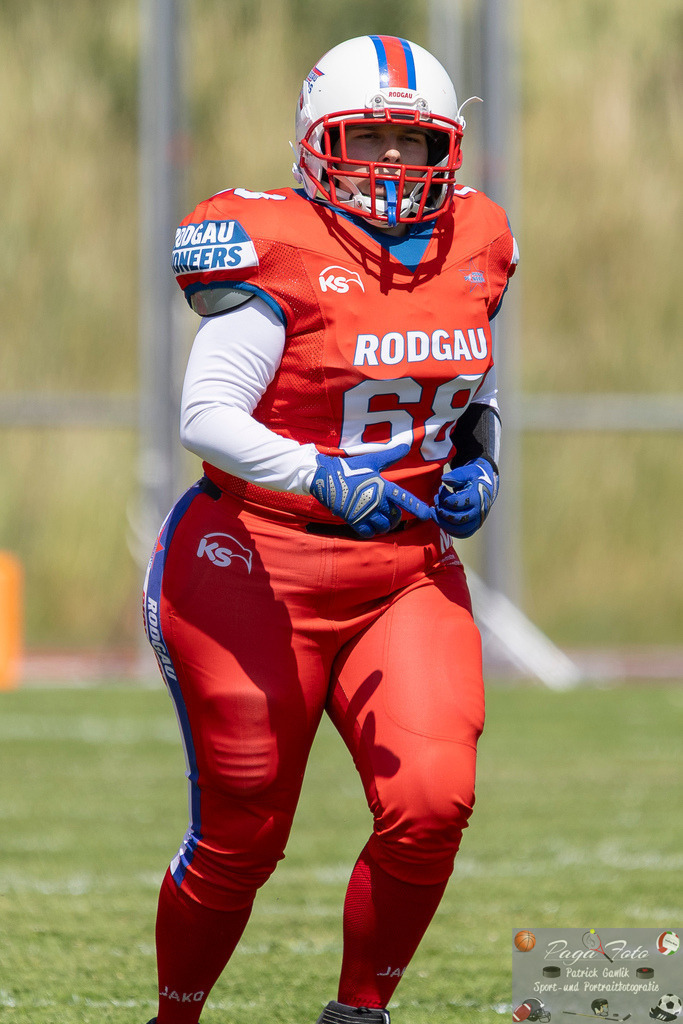 GFLW 1: German Football League Women 1: Rodgau Pioneers Ladies - Stuttgart Scorpions Sisters, 07.06.2026 | Madeleine Wirth (Rodgau Pioneers Ladies #68), Freisteller, Portrait / Porträt, Rodgau Pioneers Ladies - Stuttgart Scorpions Sisters, Rodgau, Maingau-Energie-Stadion "Am Weichsee", 7.6.2026 - Realisiert mit Pictrs.com