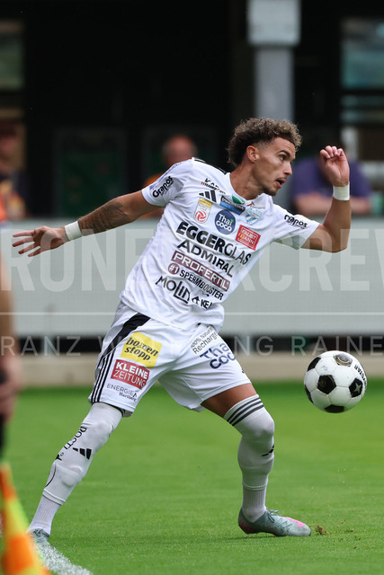 Friendly Match: SC Weiz vs TSV Hartberg in Weiz | Weiz, AUSTRIA, 01.JUL.26 - SOCCER - ADMIRAL Bundesliga, SC Weiz vs TSV Hartberg, test match. The image shows Martin Josh (Hartberg).
