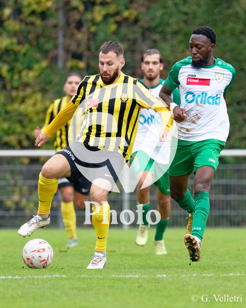 1ère ligue - Meyrin FC - FC Echallens | durant le match de 1ère ligue entre Meyrin FC et FC Echallens au Stade des arbères à Meyrin, Suisse