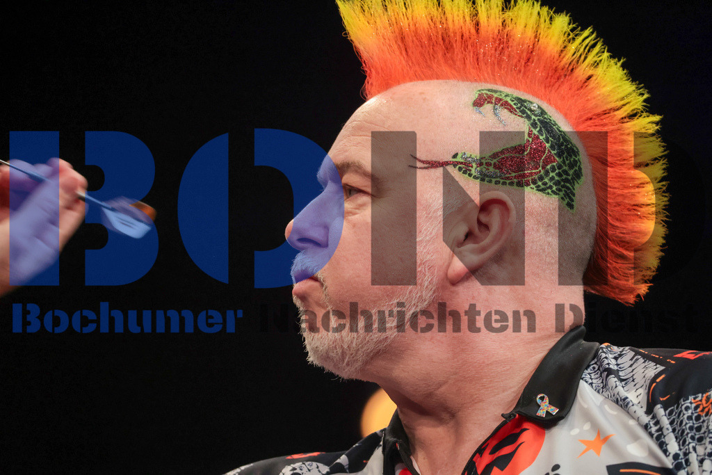  29.10.2023 - 
 | Sebastian Sendlak / Bochumer Nachrichtendienst (BOND) - PDC European Darts Championship: Viertelfinale {Persons shown} - Realisiert mit Pictrs.com