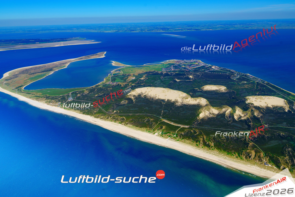 Die Luftbildaufnahme Nord - Sylt wurde 2018 mittels Flugzeug (keine Drohne) erstellt. Perfekte Schärfe und Druck- Auflösung- Garantiert!