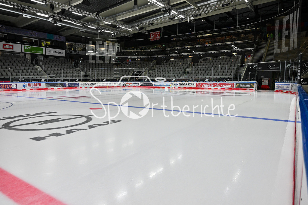 Augsburger Panther - Kölner Haie | Das Curt Frenzel Stadion wartet auf die Partie der Panther gegen die Haie / Symbolbild / DEL: Augsburger Panther - Kölner Haie; Curt Frenzel Stadion am 26.09.2025