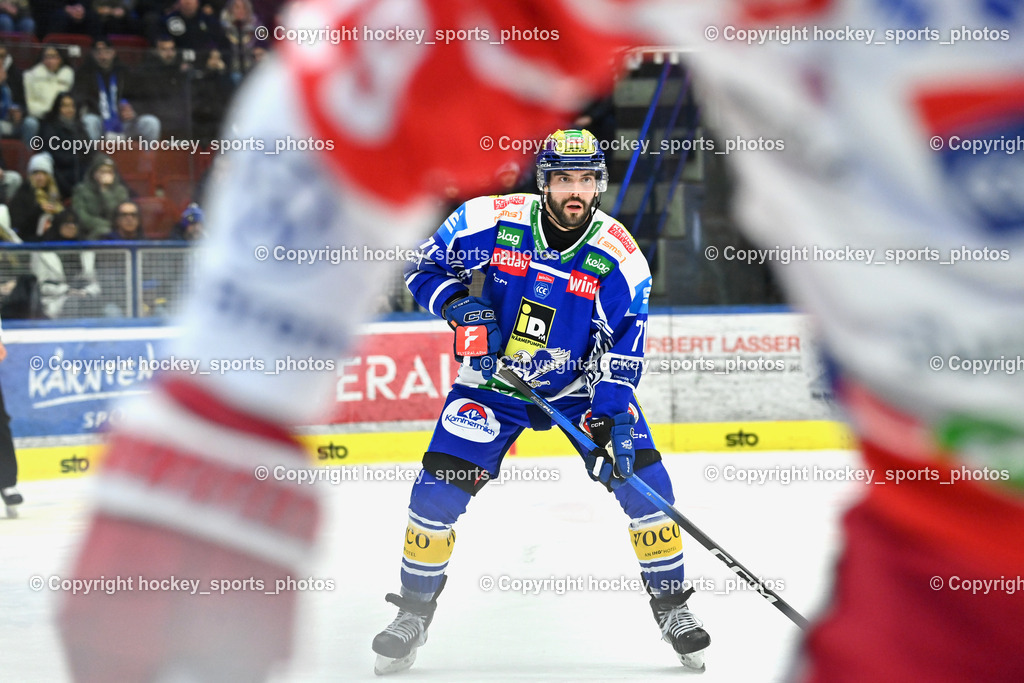 EC IDM WÄRMEPUMPEN VSV vs. HCB Südtirol Alperia | #71 Steven Strong EC VSV, EC IDM WÄRMEPUMPEN VSV vs. HCB Südtirol Alperia, EC IDM WÄRMEPUMPEN VSV vs. HCB Südtirol Alperia am 28.12.2025 in Villach (Stadthalle Villach), Austria, (Photo by Bernd Stefan)