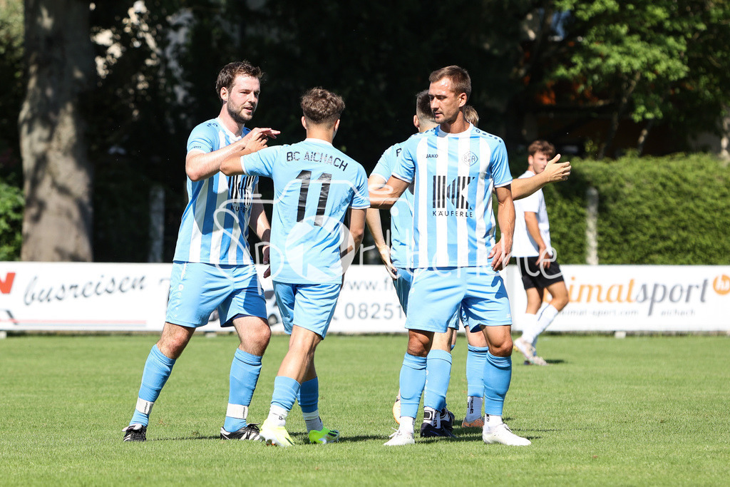 BC Aichach - SC Ried/ND | Jubel nach 1-0 durch BCA #9