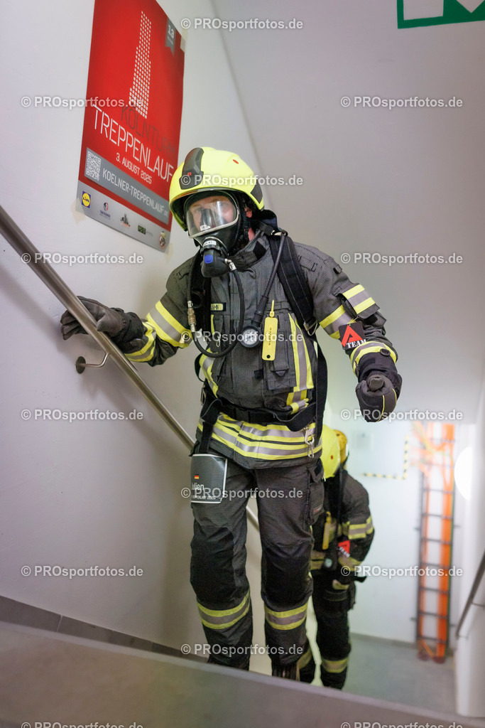 KölnTurm Treppenlauf; Köln, 03.08.2025 | Impressionen vom KölnTurm Treppenlauf am 03.08.2025 in Köln (Nordrhein-Westfalen). 