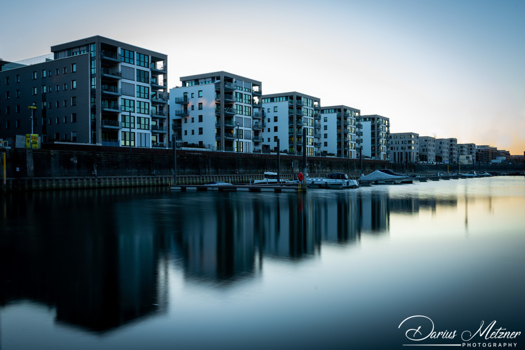Der Zollhafen in Mainz | Seit 2012 entsteht auf dem Areal des ehemaligen Mainzer Zollhafens ein neues Wohngebiet.