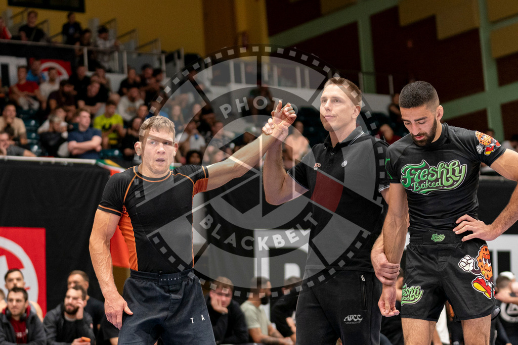 20230916PBB2548 | Fighters compete during the grappling tournement ADCC Trials (European, Middle East and African Championship) in Warsaw, Poland, on September 16, 2023.