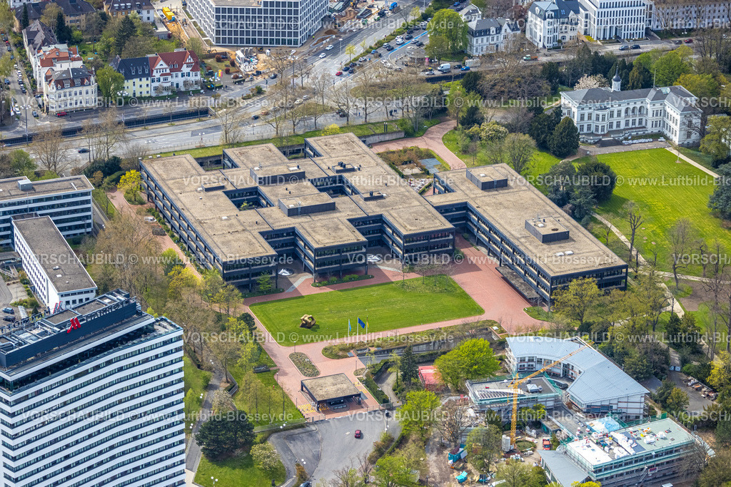 Bonn220403661 | Luftbild, Bundesministerium für wirtschaftliche Zusammenarbeit und Entwicklung (BMZ), ehemaliges Kanzleramt, Limperich, Bonn, Rheinland, Nordrhein-Westfalen, Deutschland