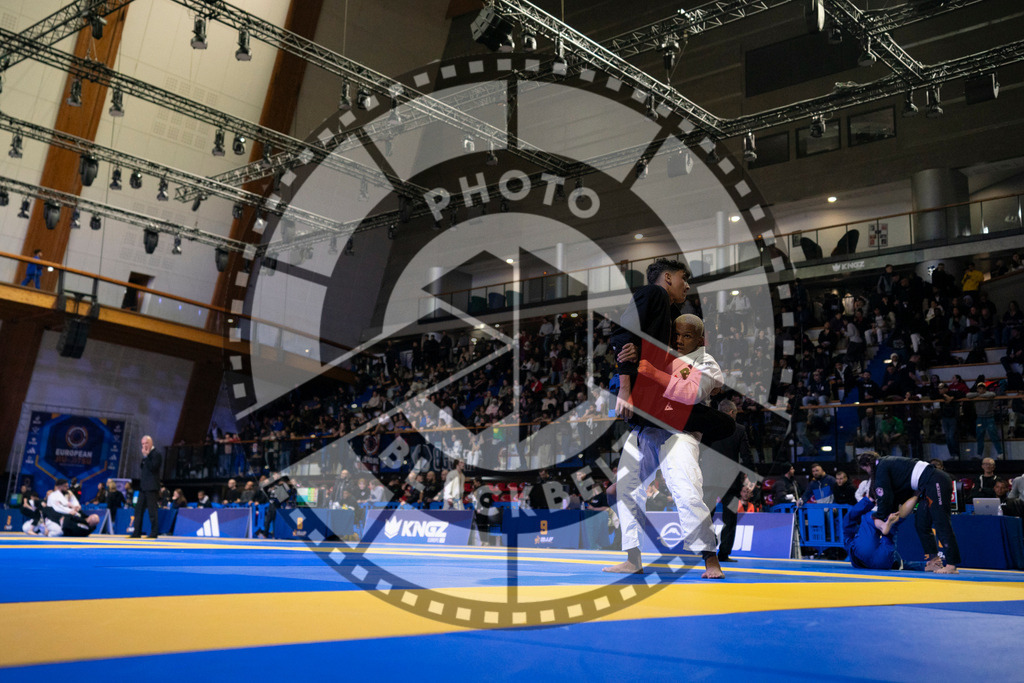 20240119PBB1584 | Fighters compete during the IBJJF European Championship in Paris, France, on January 19, 2024.