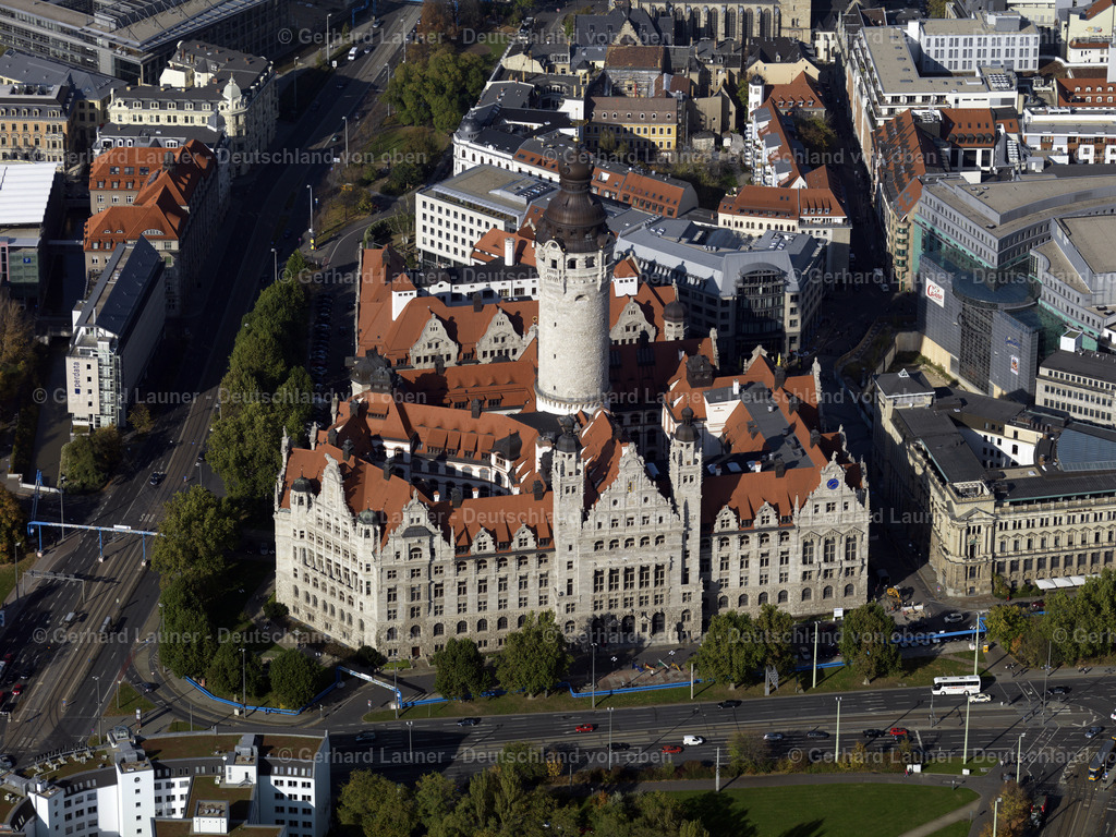 2888174 | Das Neue Rathaus in Leipzig ist seit 1905 der Sitz der Stadtverwaltung.
