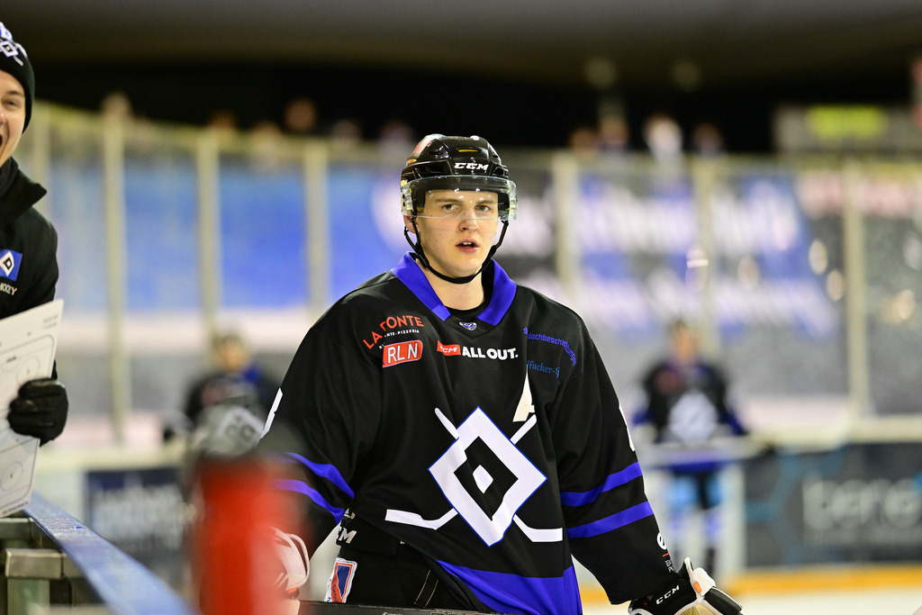 Eishockey I Herren I Saison 2023-2024 I Regionalliga Nord I Hamburger SV - TuS Harsefeld Tigers | Der Sportfotograf. - Realisiert mit Pictrs.com