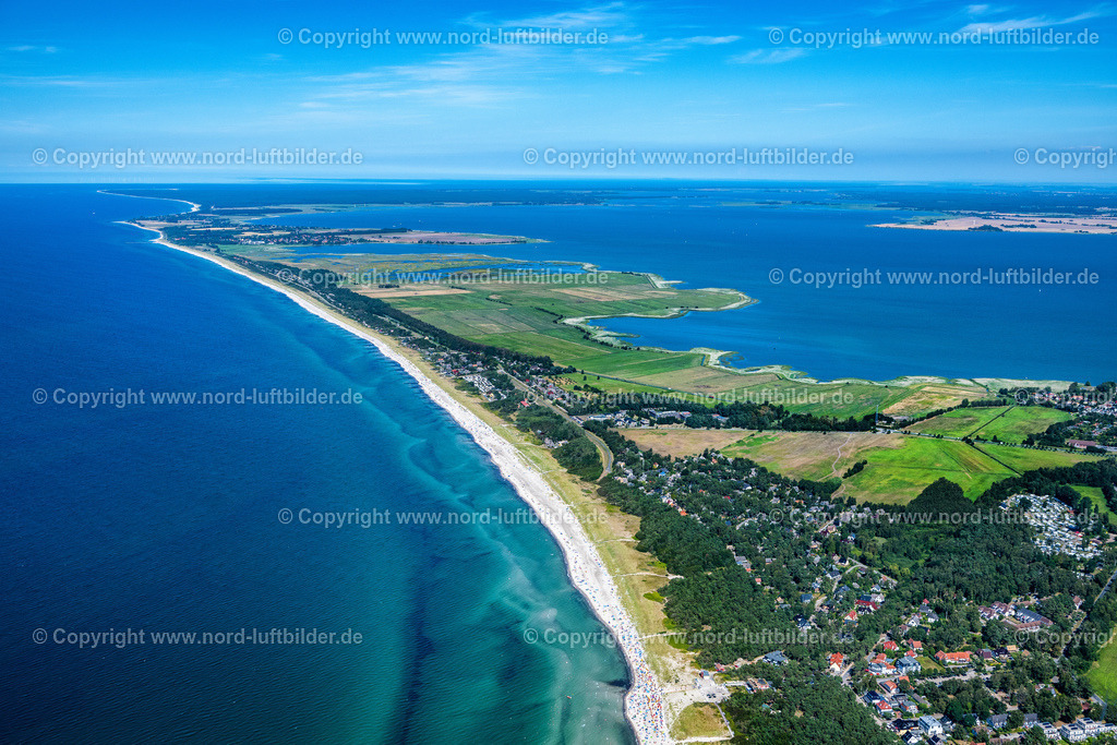 Dierhagen_ELS_8859100822 | OSTSEEBAD DIERHAGEN 10.08.2022 Küsten- Landschaft am Sandstrand der Ostsee im Ortsteil Dierhagen Ost in Dierhagen im Bundesland Mecklenburg-Vorpommern. // Coastline on the sandy beach of Baltic Sea in the district Dierhagen Ost in Dierhagen in the state Mecklenburg - Western Pomerania. Foto: Martin Elsen