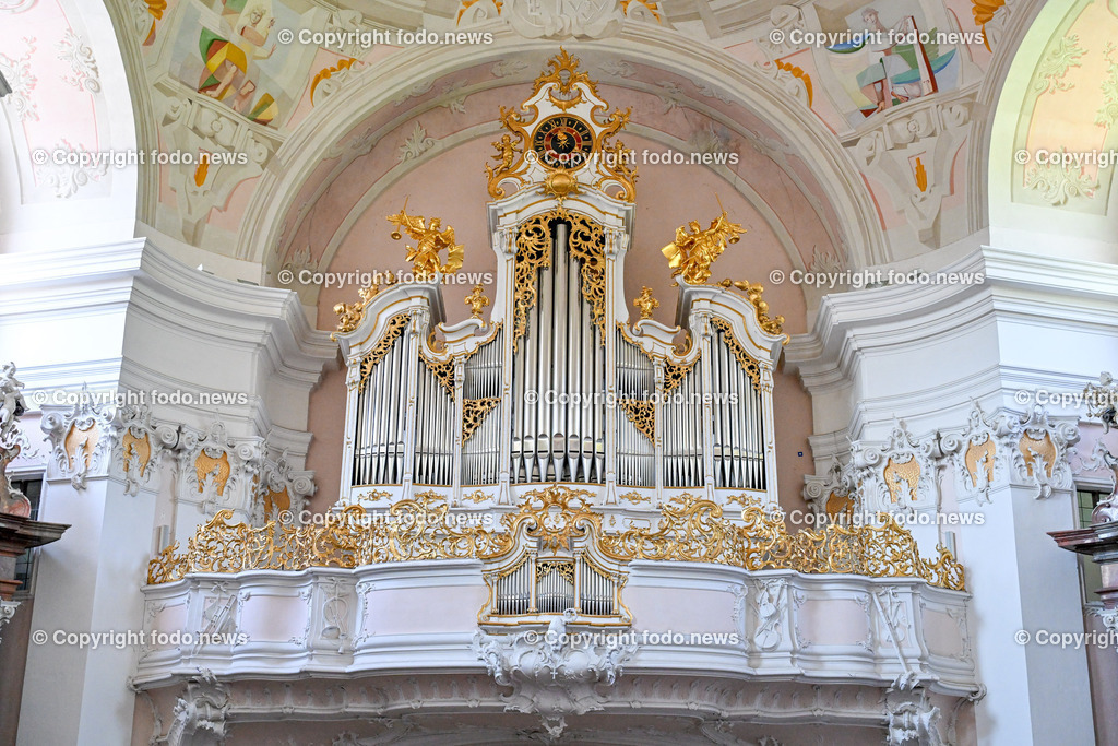 Engelhartszell_ 25.06.2024-23 | 25.06.2024, Engelhartszell, AUT, Engelhartszell, im Bild Stift Engelszell, Trappistenkloster, Orgel