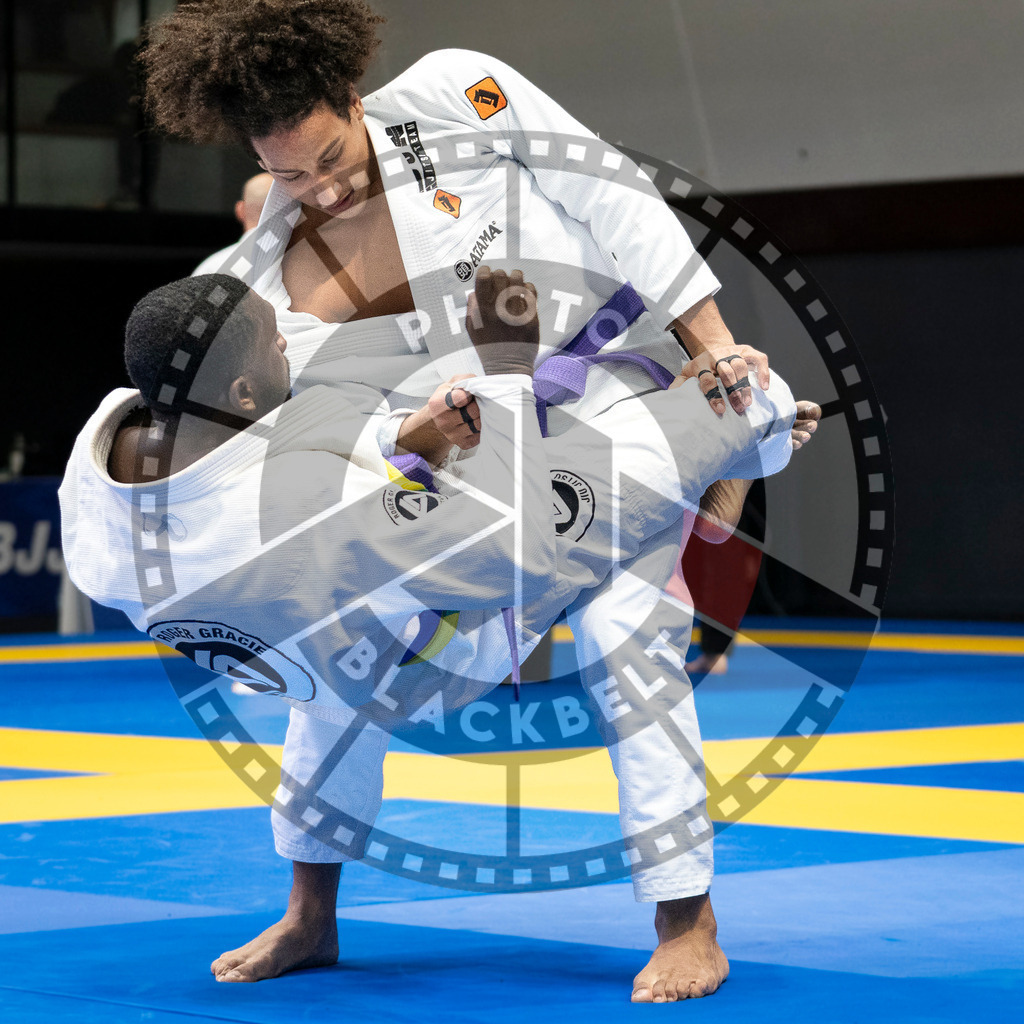 20240123PBB02123 | Fighters compete during the second day of the IBJJF European Championship in Paris, France, on January 23, 2024.