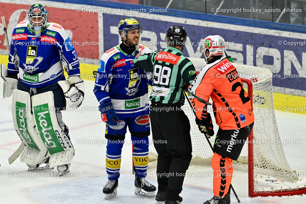 EC IDM WÄRMEPUMPEN VSV vs. MOSER MEDICAL GRAZ99ERS | #37 René Swette EC VSV, #22 Kevin Conley Graz 99ers, #10 Thomas Vallant EC VSV, EC IDM WÄRMEPUMPEN VSV vs. MOSER MEDICAL GRAZ99ERS, EC IDM WÄRMEPUMPEN VSV vs. MOSER MEDICAL GRAZ99ERS am 17.03.2026 in Villach (Stadthalle Villach), Austria, (Photo by Bernd Stefan)