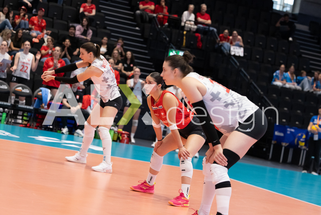Georgia v Switzerland - CEV European League Women | KRIENS, SWITZERLAND - JUNE 12: FABIANA MOTTIS of Switzerland during the CEV European League match between Georgia and Switzerland at Pilatus Arena on June 12, 2026 in Kriens, Switzerland. - Realisiert mit Pictrs.com