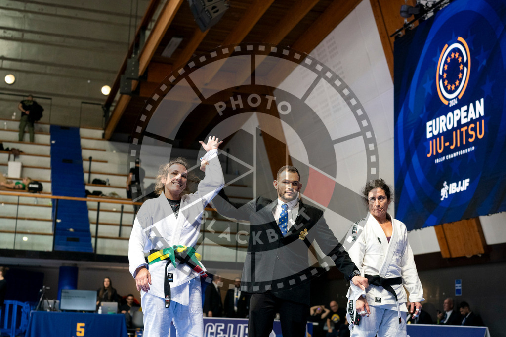 20240124PBB05288 | Fighters compete during the fifth day of the Brazilian Jiu-jitsu European Championship of the IBJJF in Paris, France, on January 24, 2024.