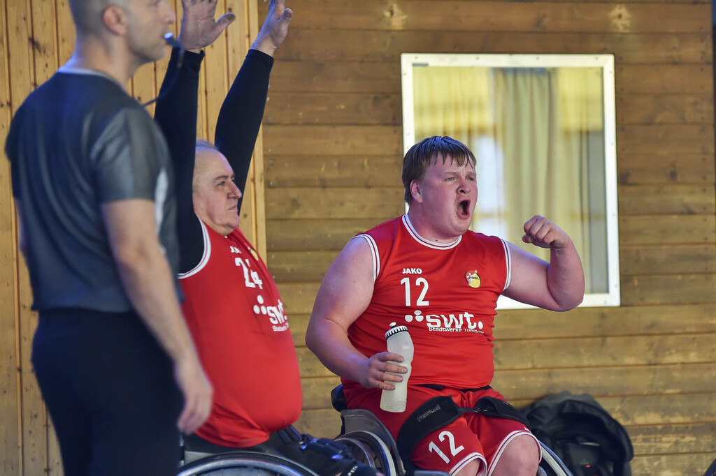 2024-10-26-0338 | RSKV Tuebingen vs. Hannover United 2, Rollstuhlbasketball, 2. Bundesliga Sued, 3. Spieltag, Saison 2024/2025, 26.10.2024, Foto: Ralph Kunze - Realisiert mit Pictrs.com