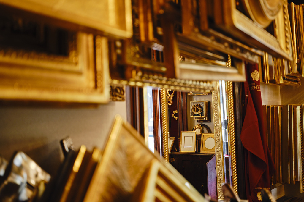 Bühlmayer Hofvergolder | WIen, Austria - April 29, 2025; C. Bühlmayer - K.u.K. Hofvergolder. - Realisiert mit Pictrs.com