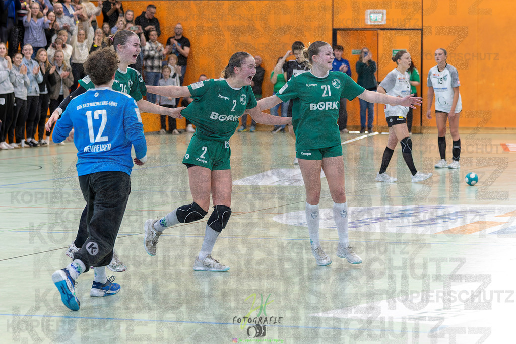 Jugendbundesliga wJA, Pokalrunde, HSG Kleenheim/Langgöns - Frisch Auf Göppingen | Jugendbundesliga wJA, Pokalrunde, HSG Kleenheim/Langgöns - Frisch Auf Göppingen am 28.02.2026 in Oberkleen (Weidig-Halle)Photo © 2026 - Jörg Heinrich - Realisiert mit Pictrs.com