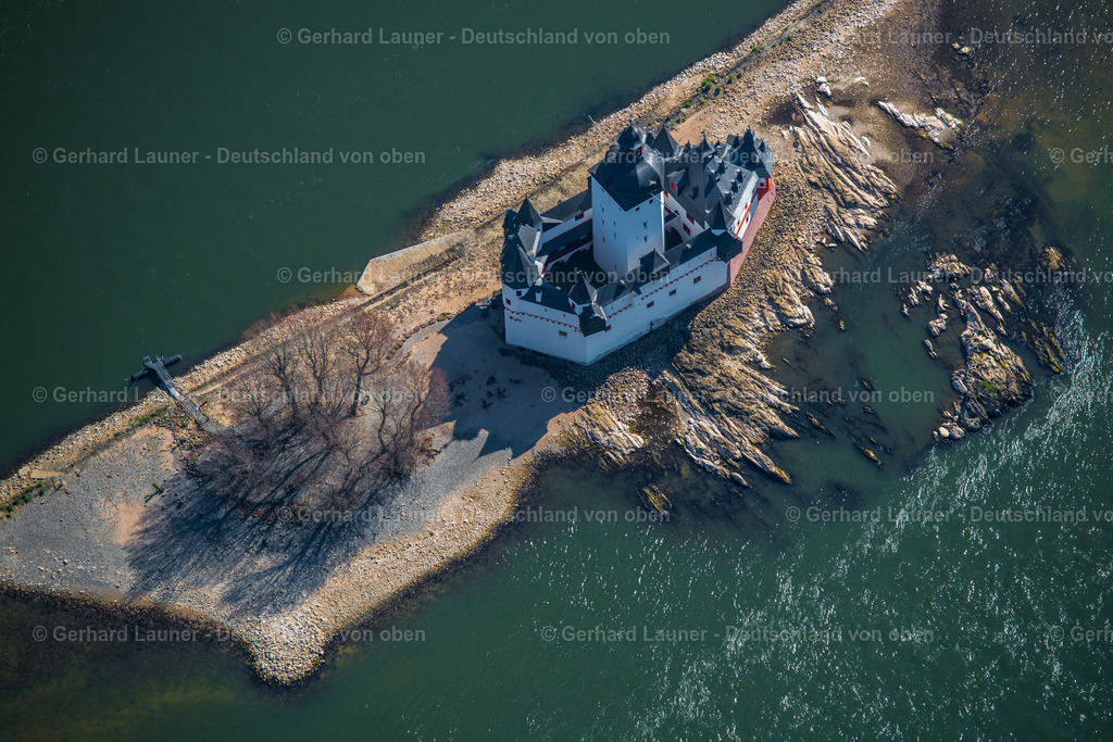 3490585 | Insel Falkenau, Burg Pfalzgrafenstein, Kaub
