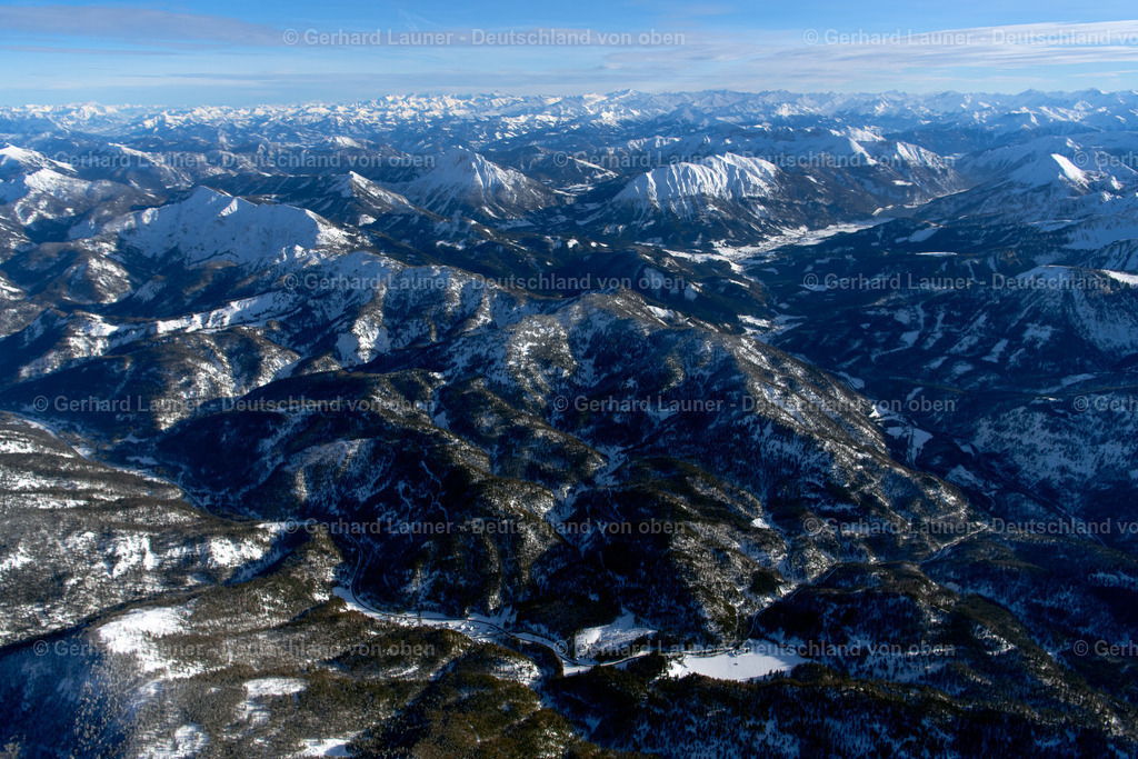 3900295 | Blick von Achenwald südöstl. über die Alpen