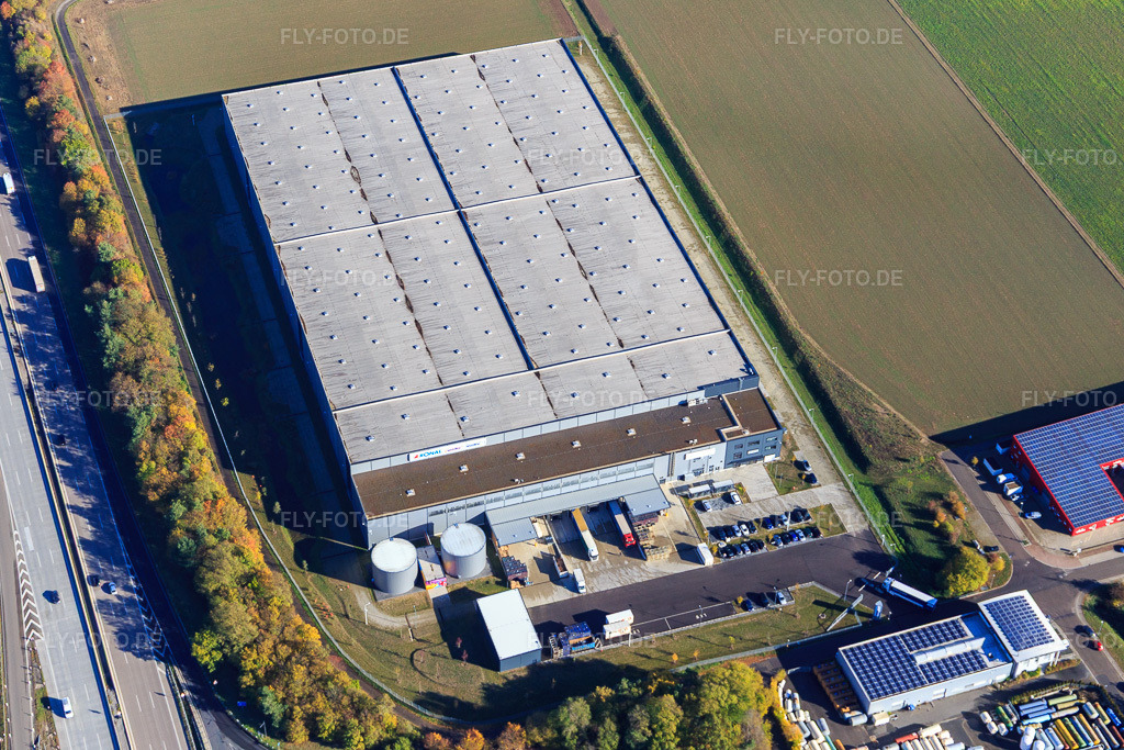 Luftbild: RONAL TECHNOLOGIE GmbH in Forst im Bundesland Baden-Württemberg in Deutschland. Foto: IMG_112227.jpg vom 02.11.2018 durch Werner Riehm/FLY-FOTO.deRONAL GROUP | Great Passion for Great Wheels