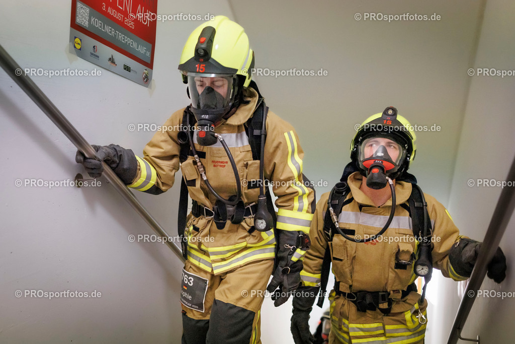 KölnTurm Treppenlauf; Köln, 03.08.2025 | Impressionen vom KölnTurm Treppenlauf am 03.08.2025 in Köln (Nordrhein-Westfalen). 