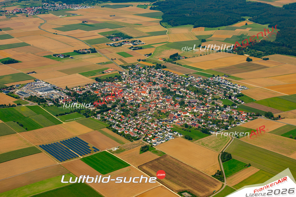 Das Luftbild zeigt : Tomerdingen Dornstadt - Die Luftaufnahme wurde 2024 vom UL-Flugzeug aus erstellt ( keine Drohne ) - Hochauflösende Luftaufnahme - Für grossformatige Ausdrucke geeignet. Die Geschenkidee !Mit Lizenz und Bildrechte bestellbar