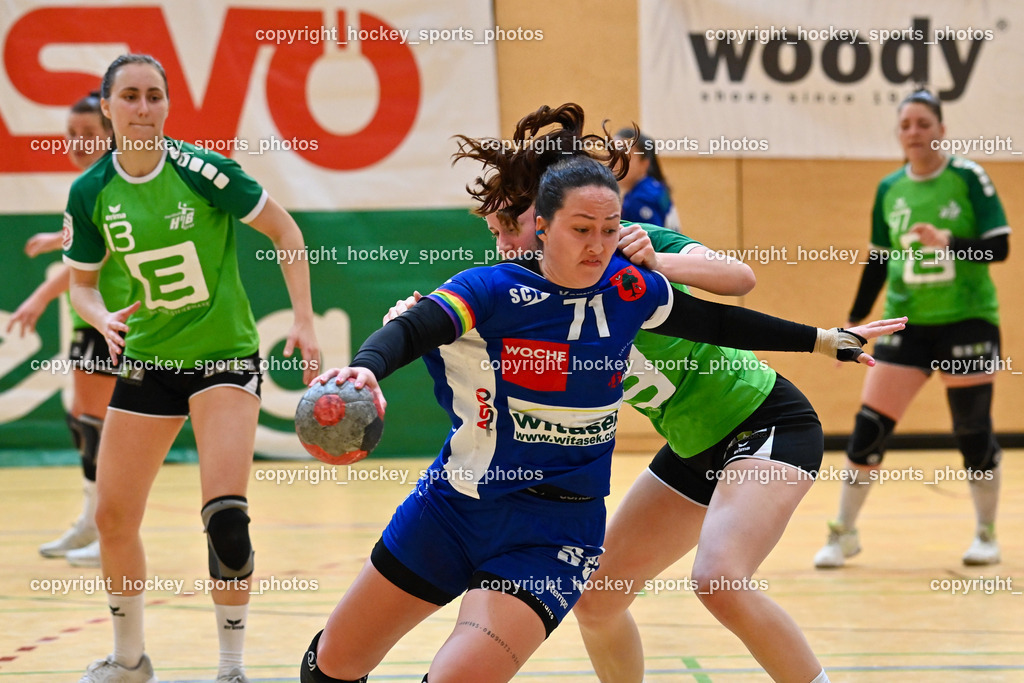 SC Ferlach Damen vs. HIB Graz 18.2.2023 | #71 Voncina Luna, #17 STRASSER Carina, #13 SPALT Lisa