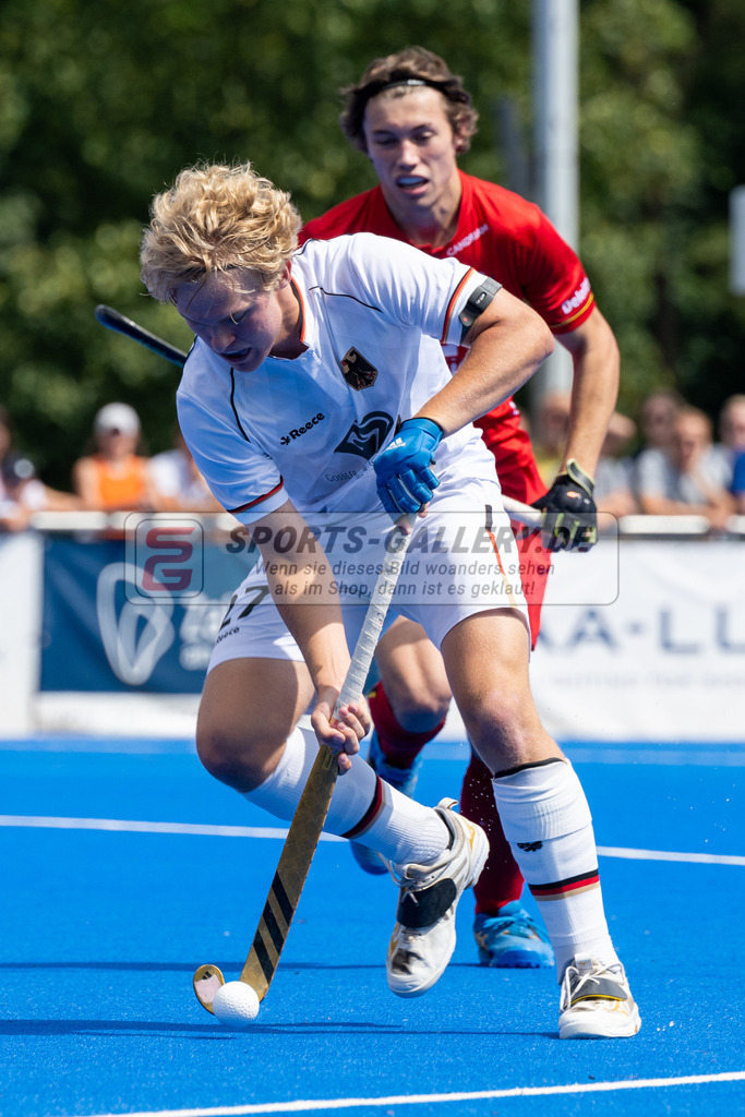 SFE_20230716_0344 | EuroHockey EM U18 Boys Final Belgium vs Germany am 16.07.2023 in Krefeld (Gerd-Wellen-Hockeyanlage), Photo: Stephan Fehrmann 2023 (Sports-Gallery)