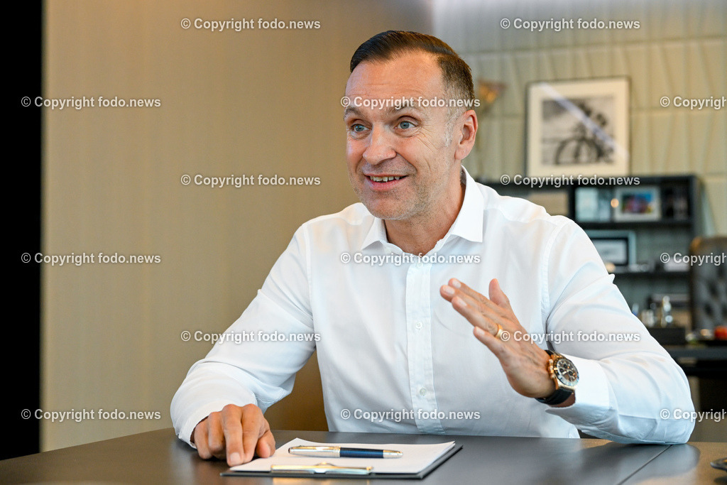 Gottfried Wurpes_ The Fitness Company_ Technogym_ 30.05.2023-25 | 30.05.2023, Leonding, AUT, The Fitness Company - Technogym, im Bild Gottfried Wurpes (CEO The Fitness Company / Technogym)
