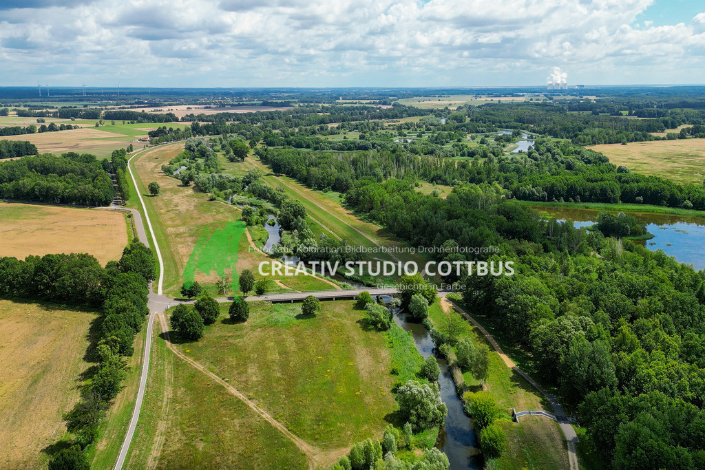 Cottbus, die Spree bei Maiberg | Cottbus, Ortsteil Maiberg. Der Flusslauf der Spree. - Realisiert mit Pictrs.com