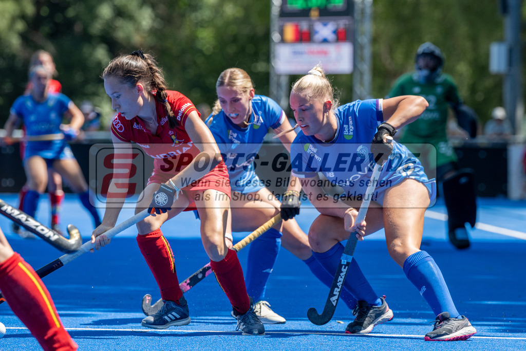 SFE_20230708_0090 | EuroHockey EM U18 Girls Belgium vs Scotland am 08.07.2023 in Krefeld (Gerd-Wellen-Hockeyanlage), Photo: Stephan Fehrmann 2023 (Sports-Gallery)