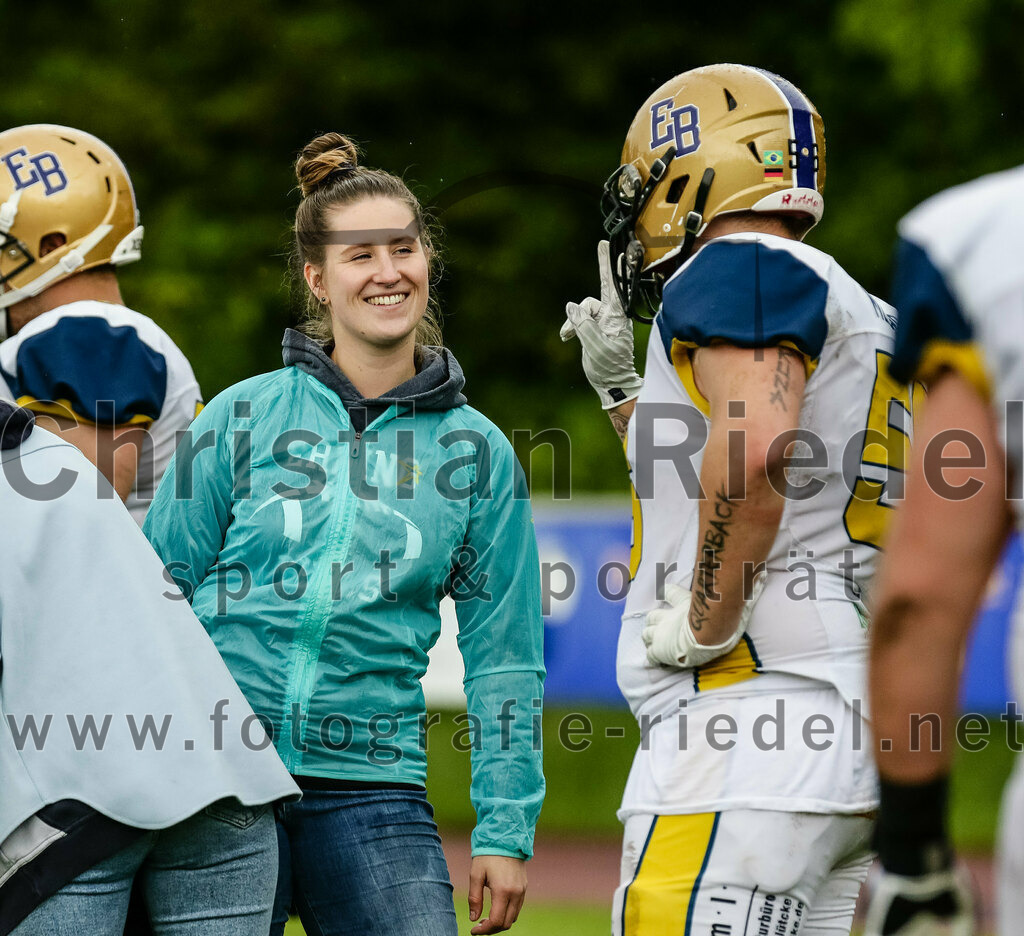 2022-05-29_083_Erding_Bulls_gegen_Nuernberg_Rams | Erding, Deutschland, 29.05.2022:
Fußball, Regionalliga 2022, 5. Spieltag, Erding Bulls gegen Nürnberg Rams, Endergebnis: 10:16

Foto: Christian Riedel / fotografie-riedel.net