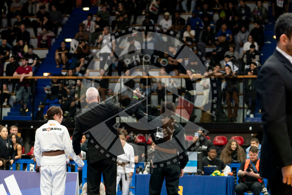 20240124PBB02319 | Fighters compete during the second day of the IBJJF European Championship in Paris, France, on January 24, 2024.