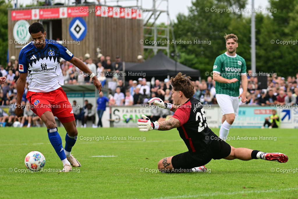 Fußball I Herren I Testspiel  I TSV Elstorf - Hamburger SV I 5.7.2025 | a-hannig - Realisiert mit Pictrs.com