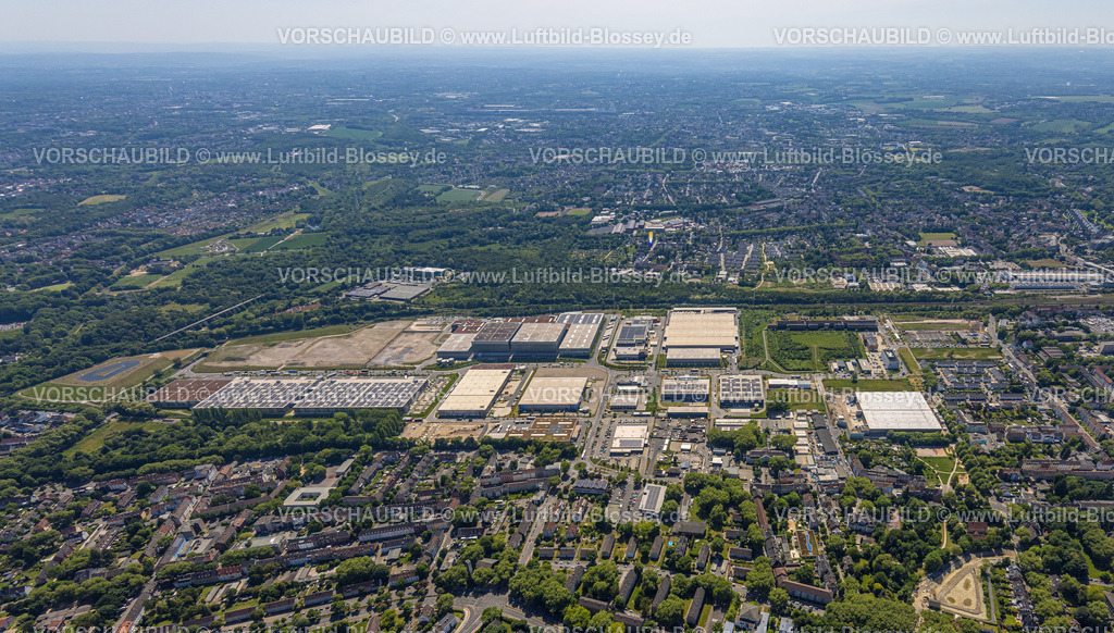 Gelsenkirchen250505423 | Luftbild, Gewerbegebiet Industriepark Schalker Verein, Europastraße, Bulmke-Hüllen, Gelsenkirchen, Ruhrgebiet, Nordrhein-Westfalen, Deutschland