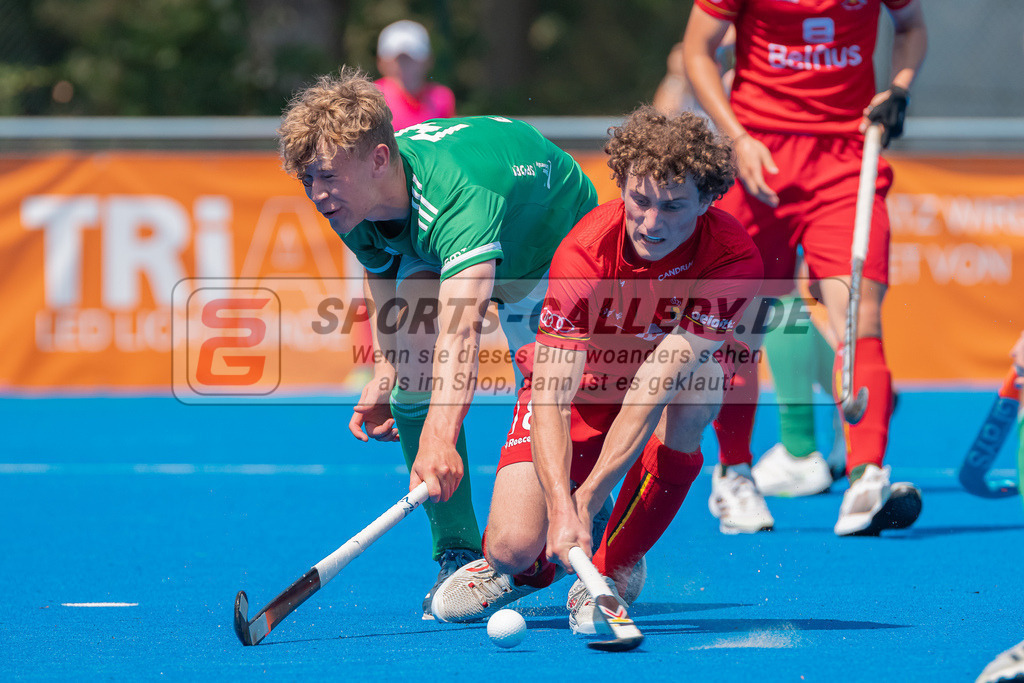 HK_20230709_100093 | Euro Hockey MU18 Belgium - Ireland Championship Girls & Boys am 9.7.2023 CHTC , Krefeld ,