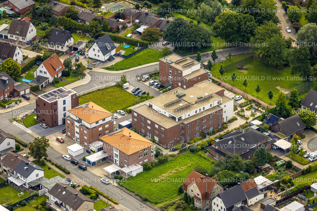 Ahlen230803434 | Luftbild, uftbild, ANKA Wohnpark betreutes Wohnen, Ahlen, Ruhrgebiet, Nordrhein-Westfalen, Deutschland