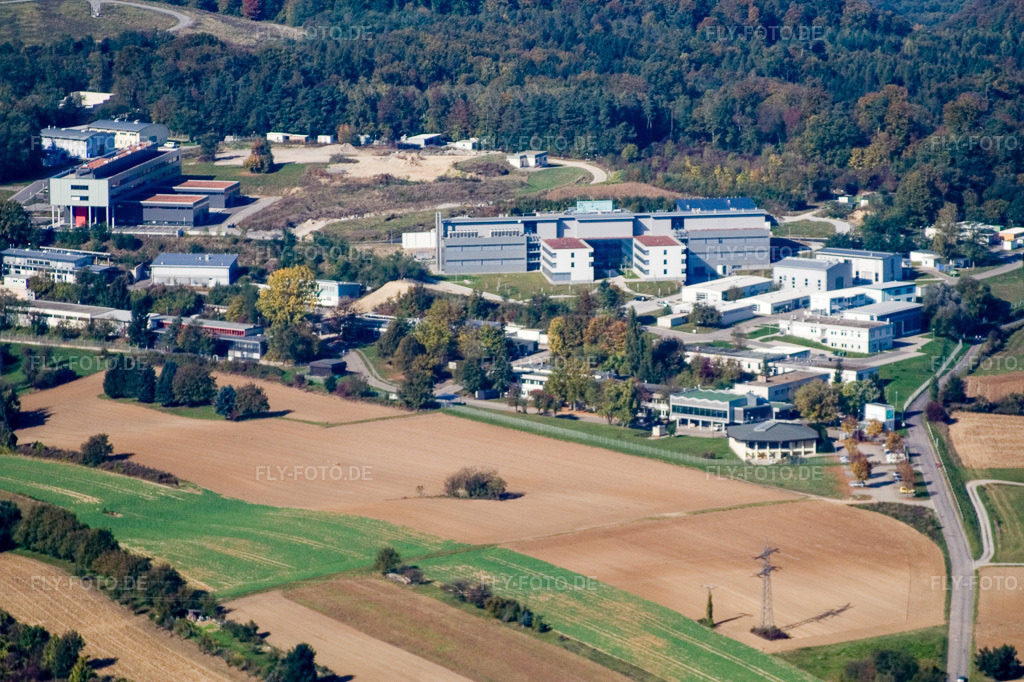 Luftbild: Pfinztal ITG im Ortsteil Grötzingen in Karlsruhe im Bundesland Baden-Württemberg in Deutschland. Foto: IMG_8526.jpg vom 14.10.2007 durch Werner Riehm/FLY-FOTO.de