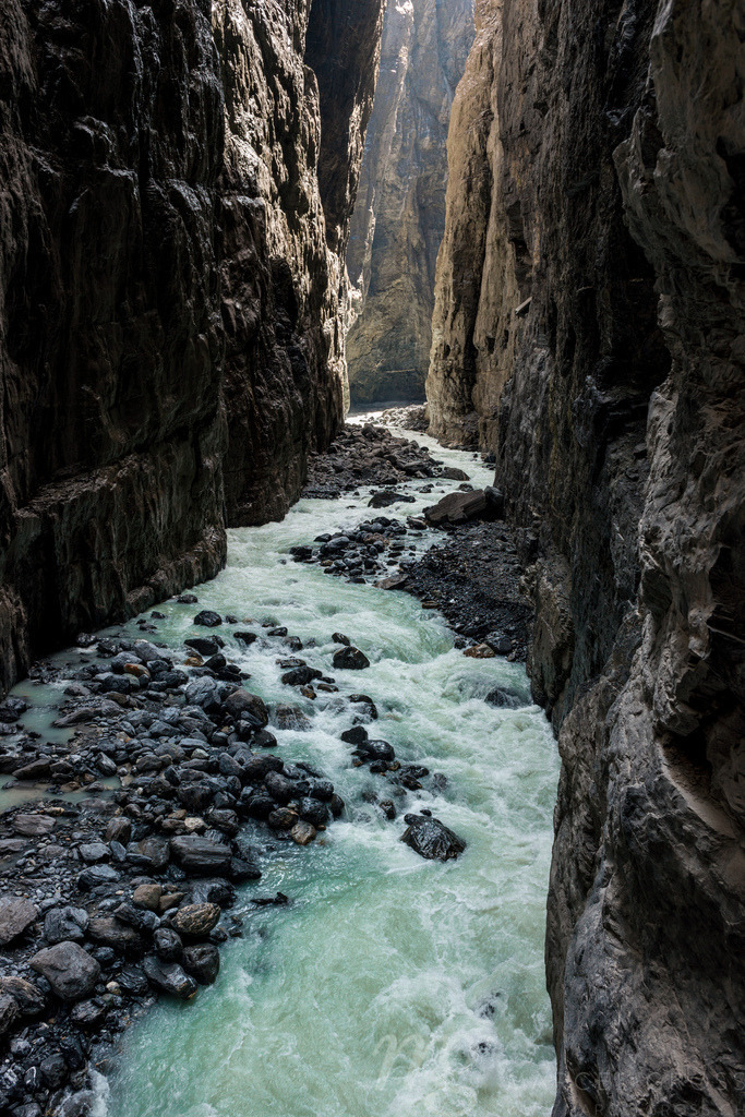 Gletscherschlucht, Grindelwald, Berner Oberland | glacier canyon in Grindelwald, Berner Oberland - Realisiert mit Pictrs.com
